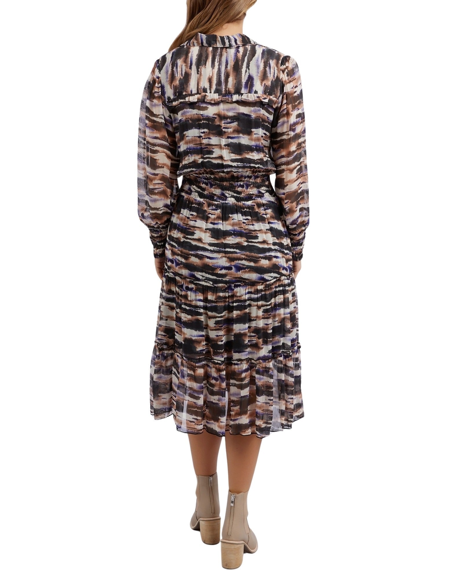 Foxwood Mala Abstract Dress - Print