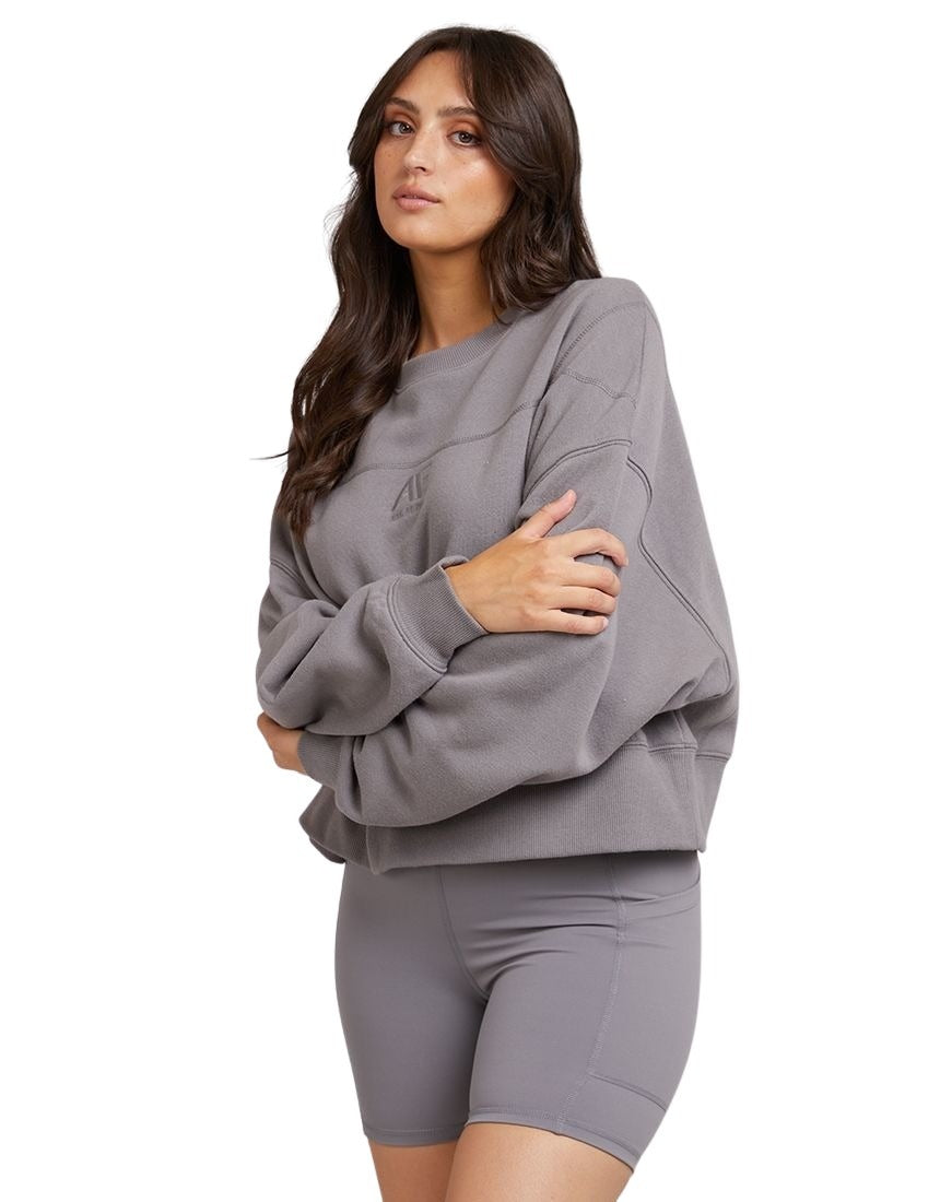 All About Eve - AAE Active Tonal Sweater - Charcoal - Last One Size 10!