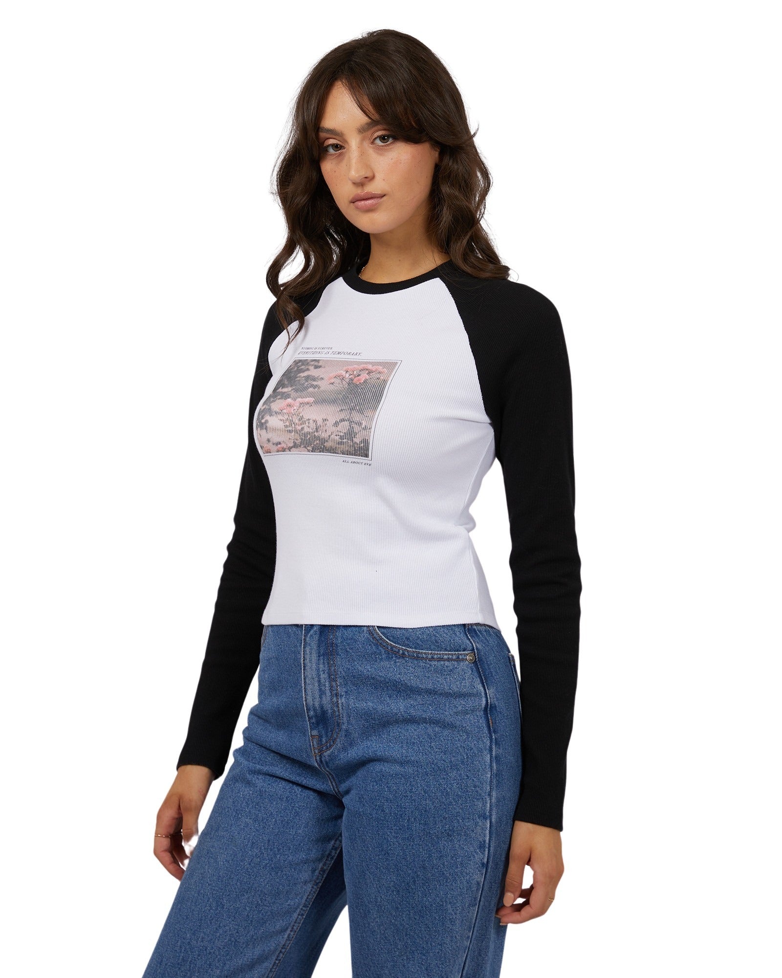 All About Eve - Posie Long Sleeve Tee - Black