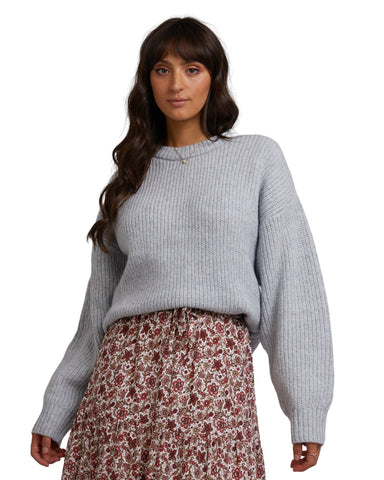 All About Eve - Joey Knit Crew - Snow