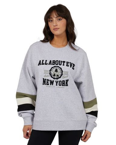 All About Eve - AAE Active Ski Run Oversized Crew - Grey