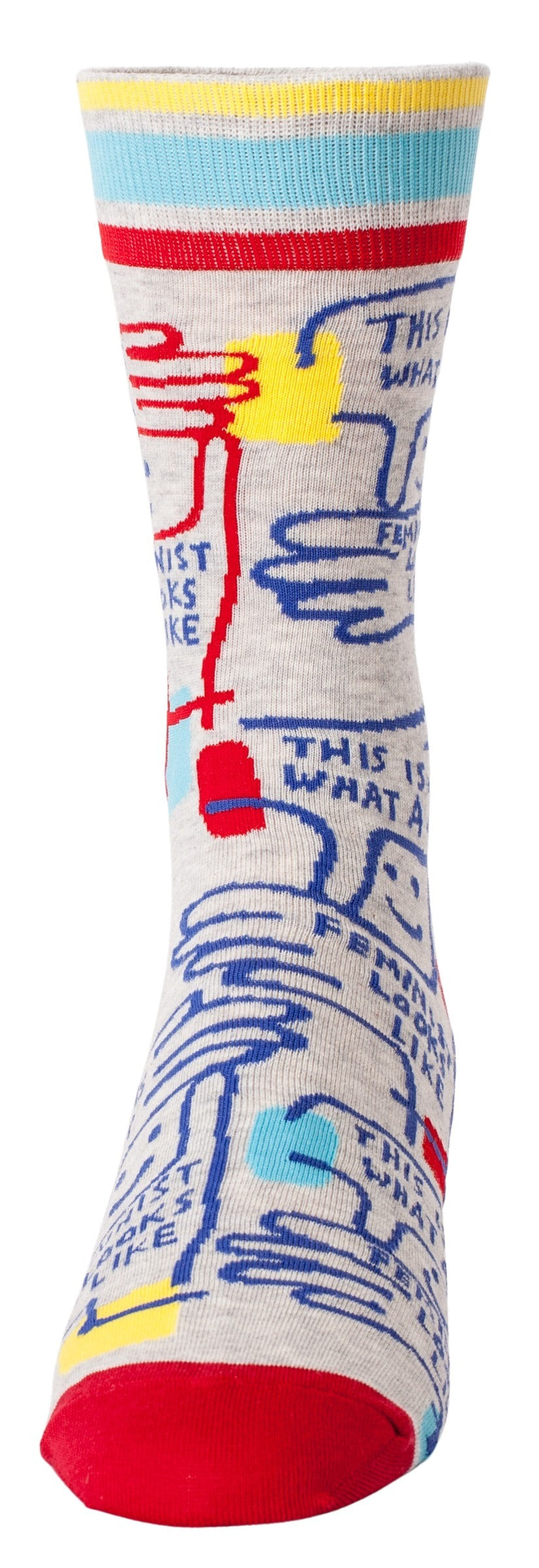 Blue Q - Men's Socks - This Is What A Feminist Looks Like