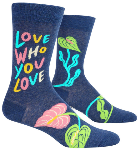 Blue Q - Men's Socks - Love Who You Love