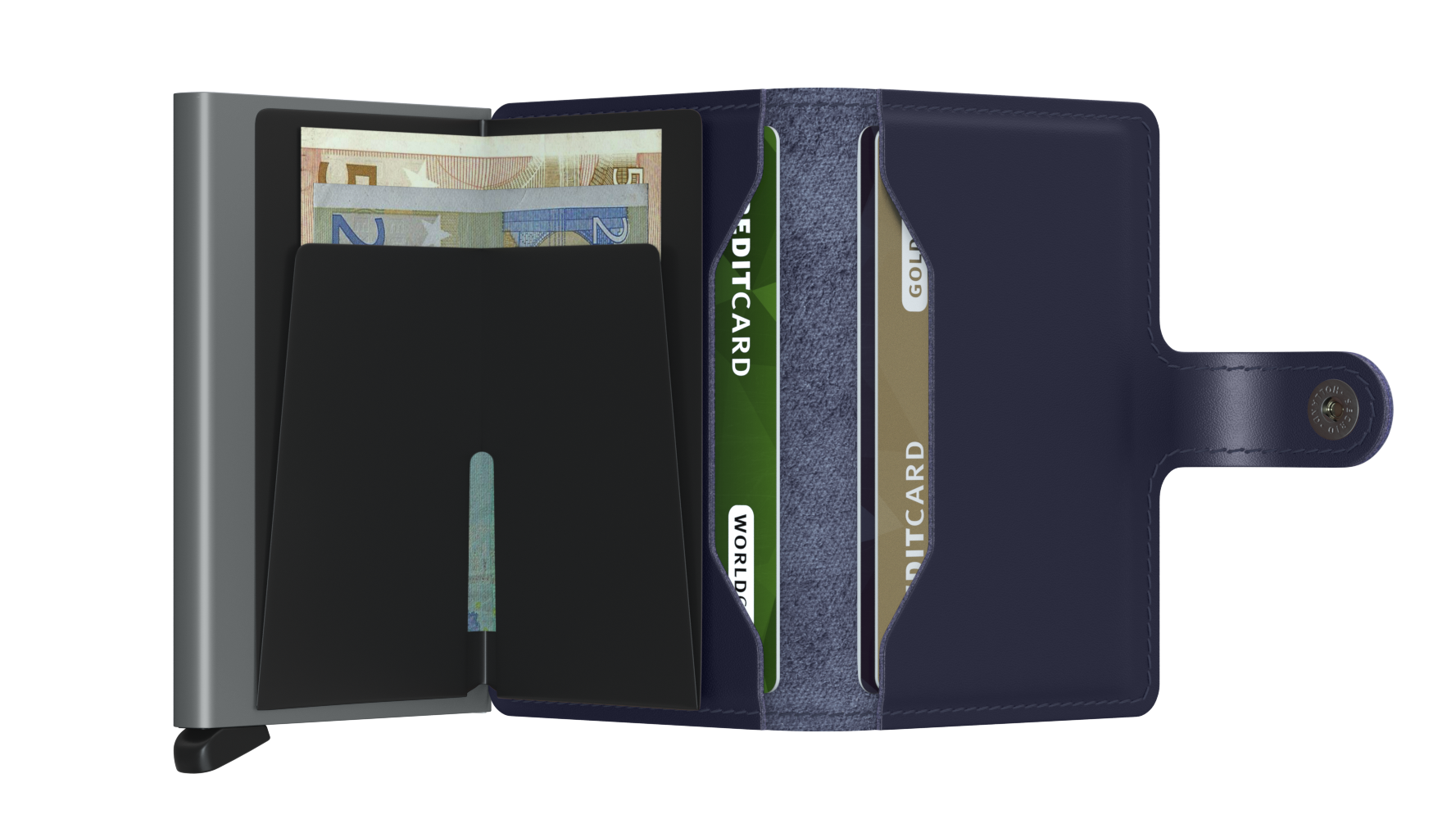 Secrid - Mini Wallet - Metallic Blue