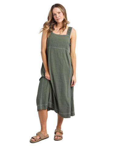 Sage Dress Khaki