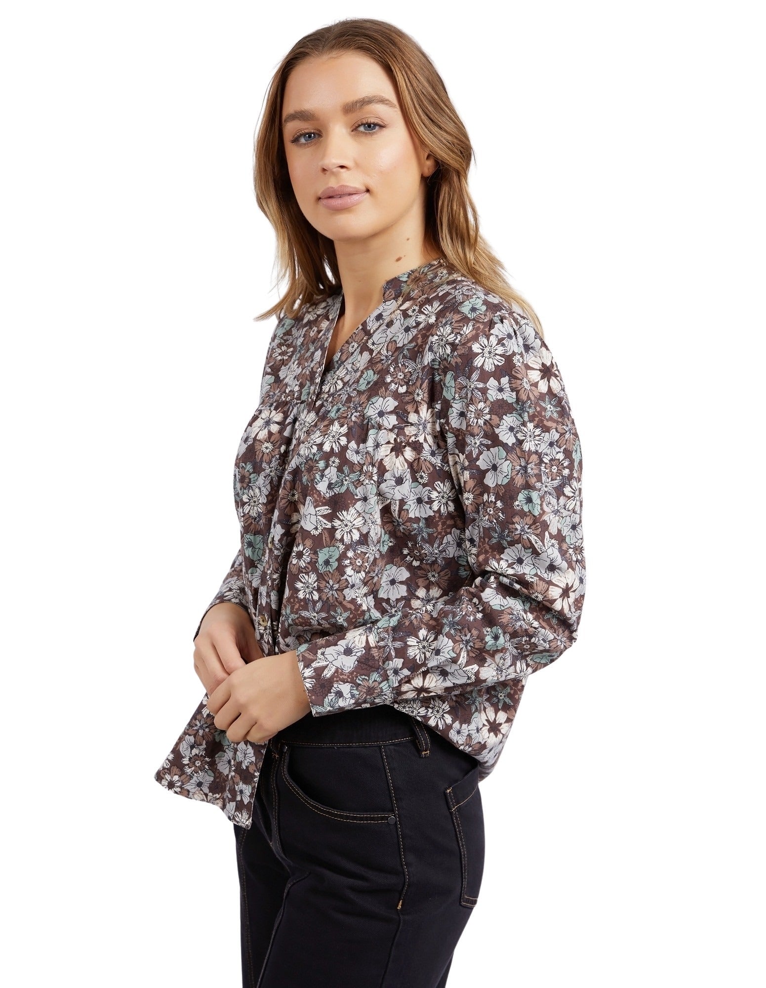 Foxwood Floral Meadow Blouse - Print