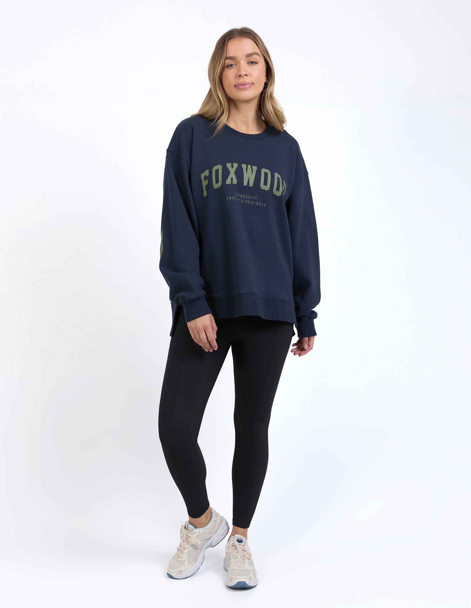 Foxwood Interval Crew - Navy & Khaki