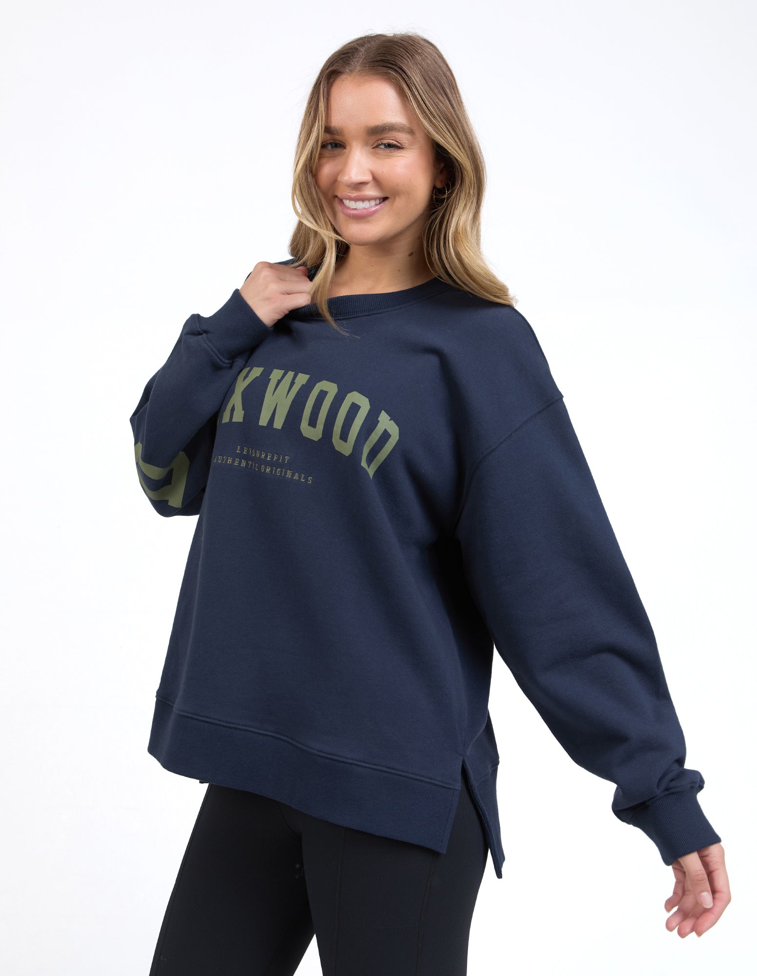 Foxwood Interval Crew - Navy & Khaki