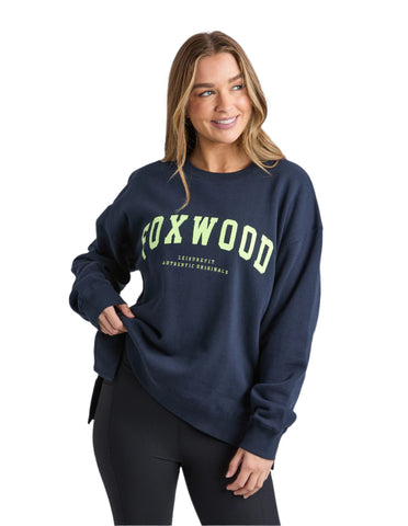 Interval Crew Navy & Neon Yellow