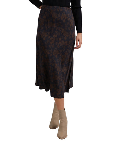 Foxwood Belladonna Floral Skirt - Black - Last One Size 8 & 12!