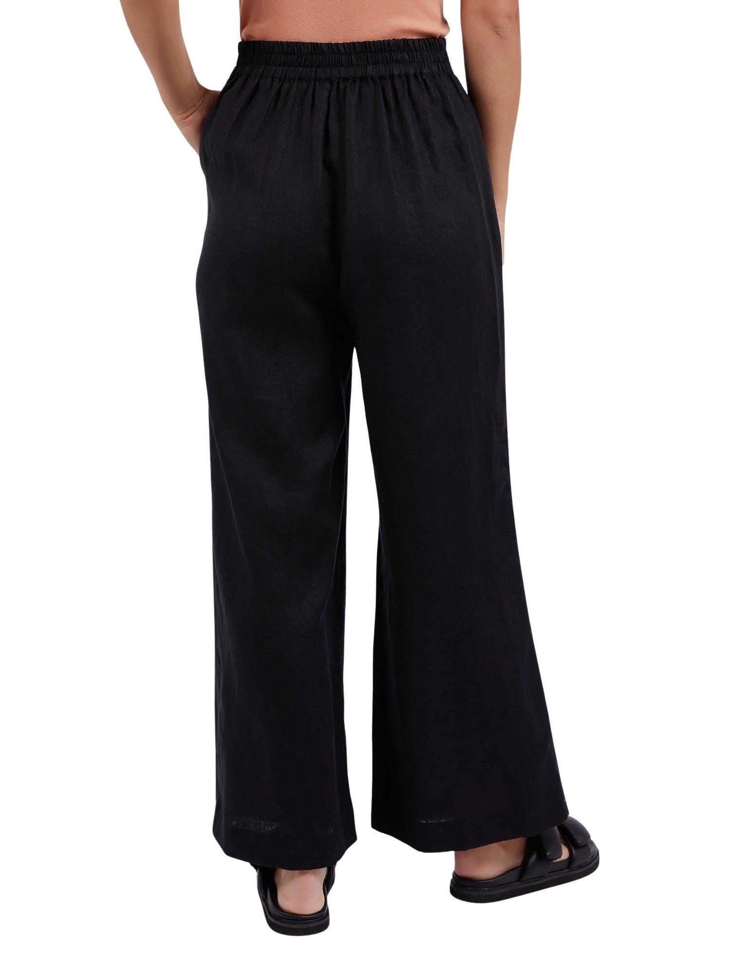 Foxwood Elina Wide Leg Pant - Black