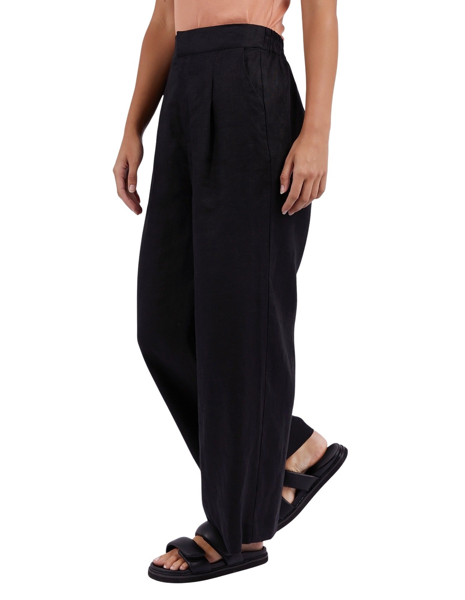 Foxwood Elina Wide Leg Pant - Black