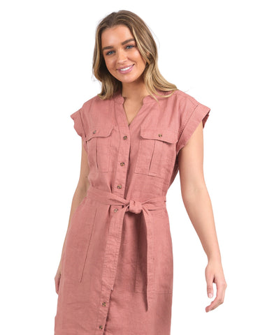 Foxwood Harlow Dress - Clay