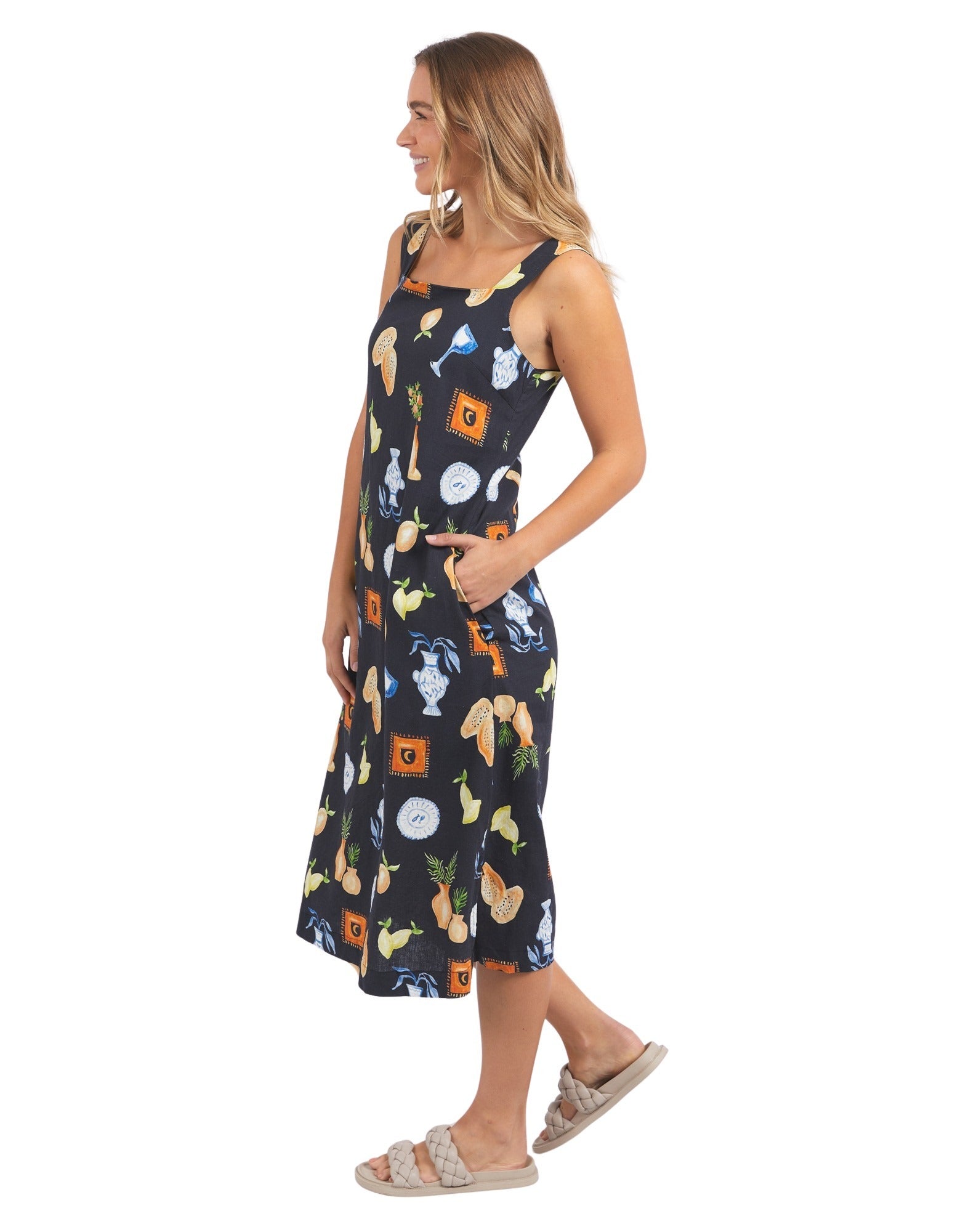 Foxwood Italian Summer Dress - Print