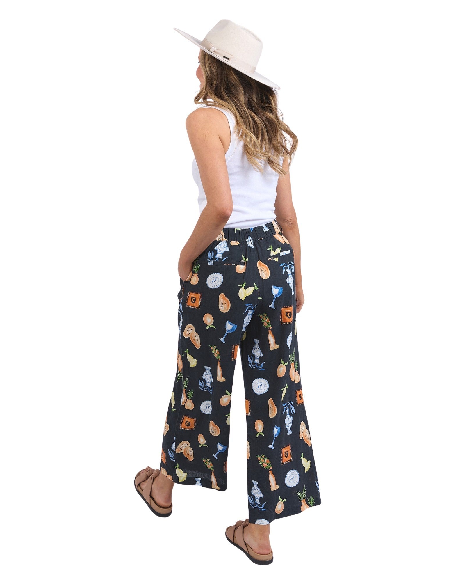 Foxwood Italian Summer Pant - Print