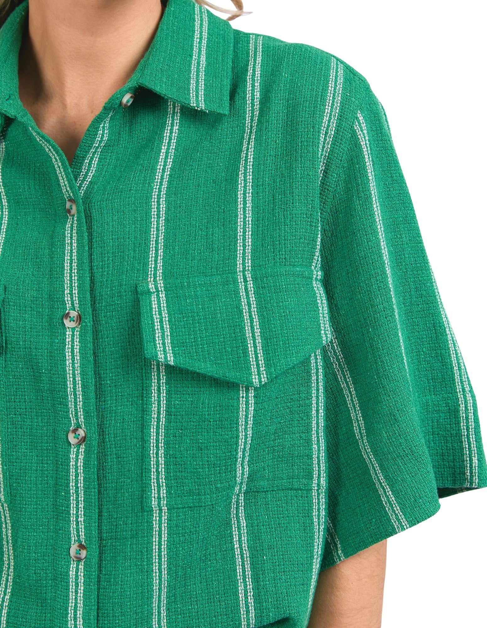 Foxwood - Circuit Shirt - Bright Green