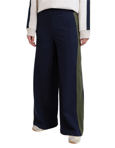 June Pant Navy with Green