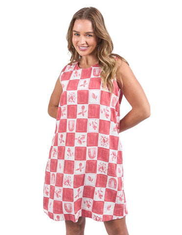 Biarittz Dress Crimson