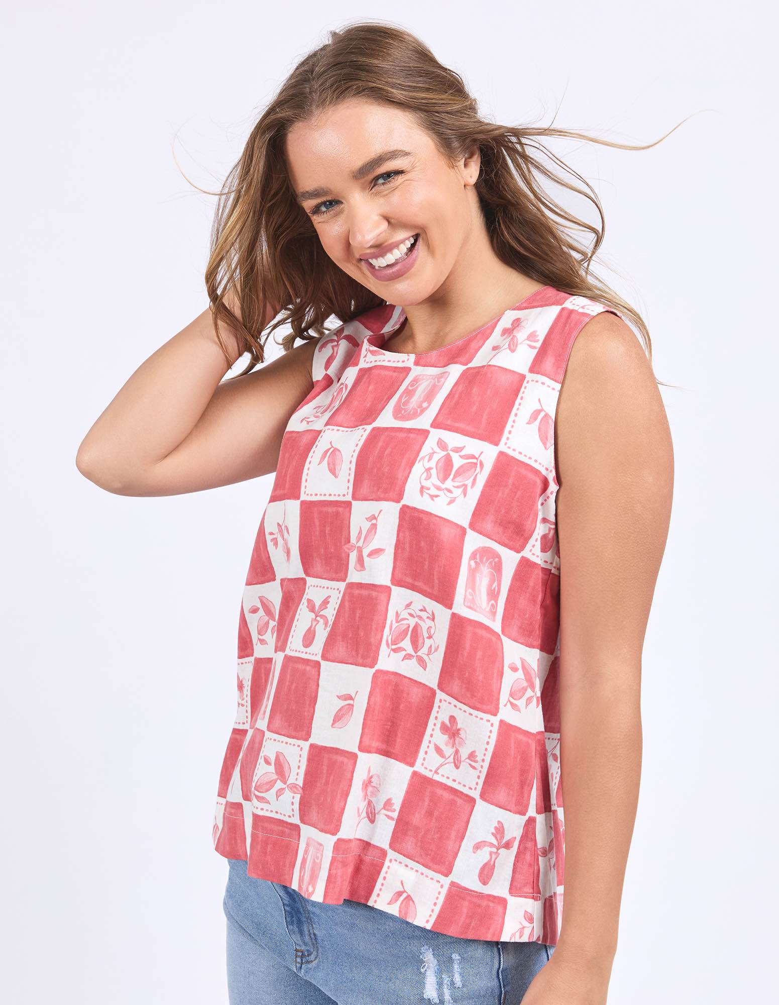 Foxwood Biarittz Top - Crimson