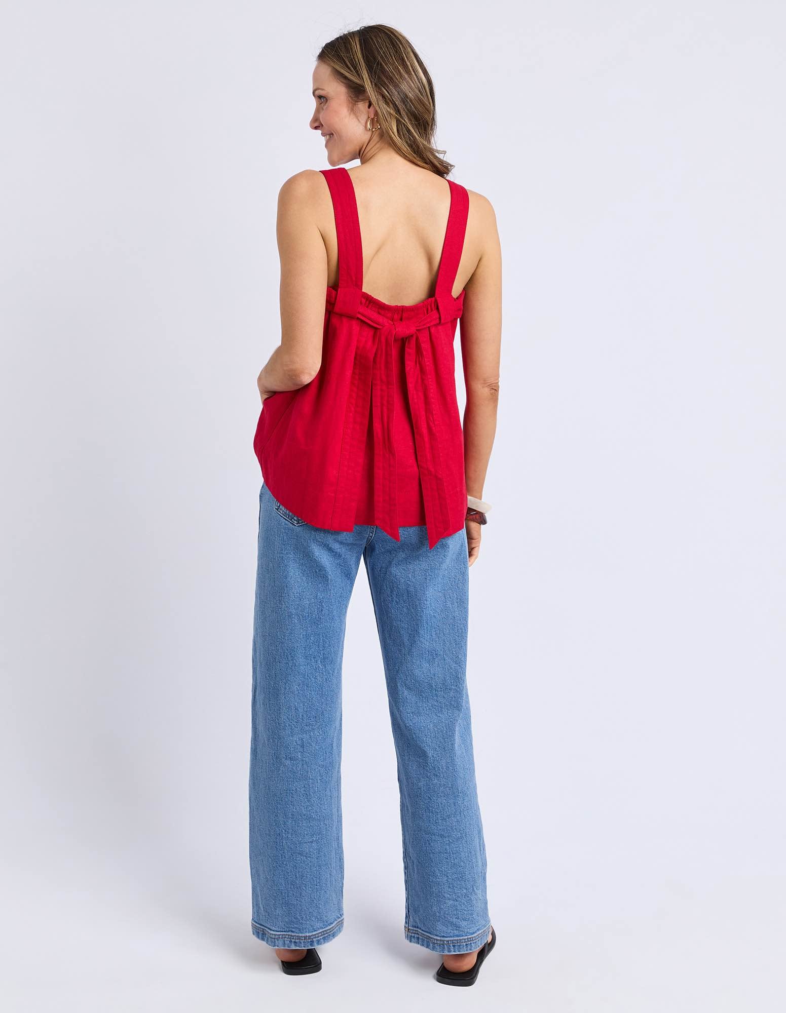 Foxwood Lourdes Top - Crimson