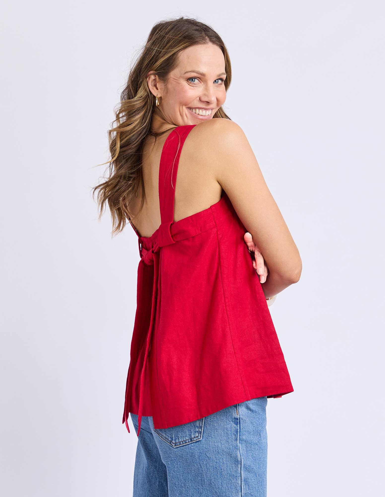 Foxwood Lourdes Top - Crimson