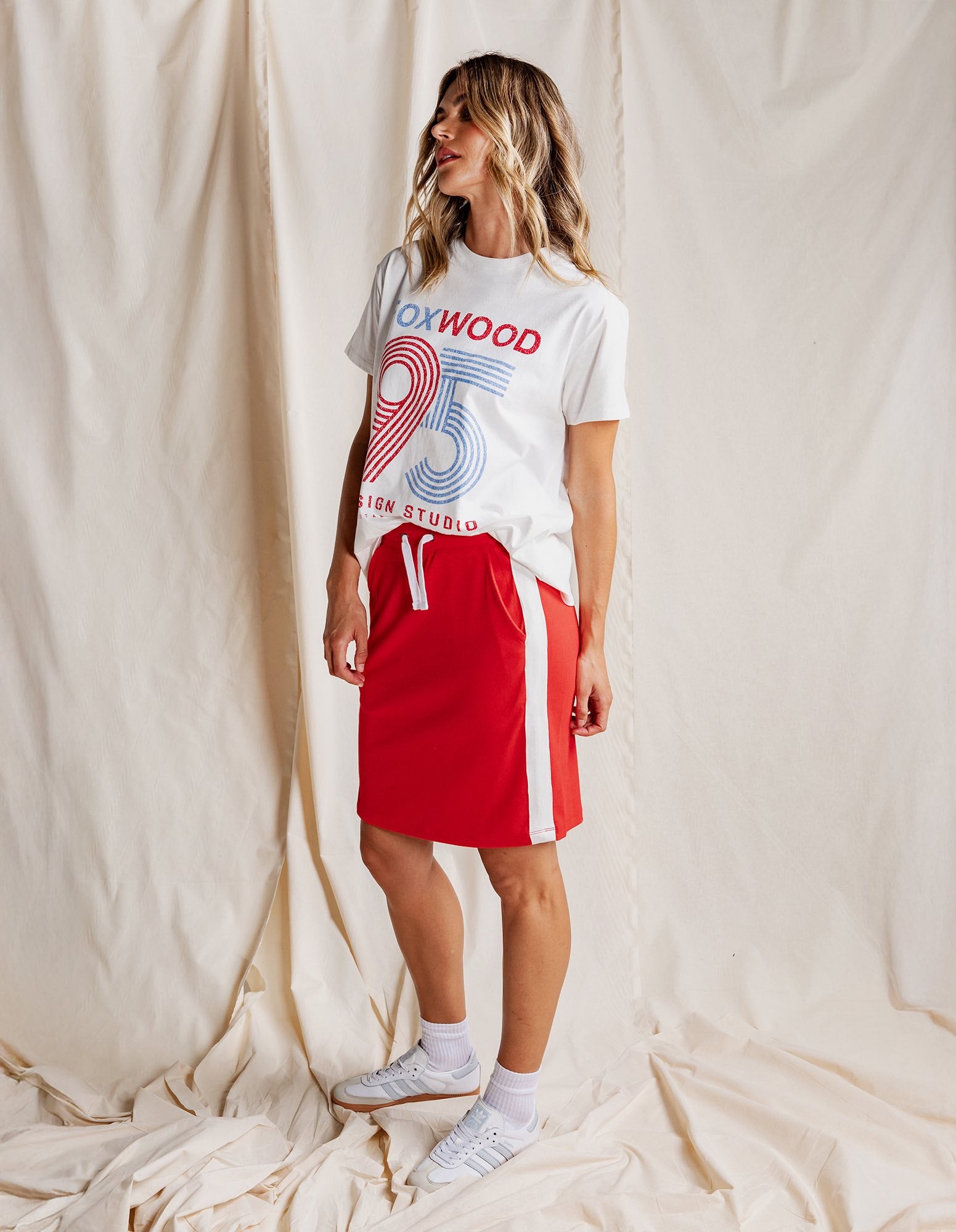 Foxwood Market Skirt - Red