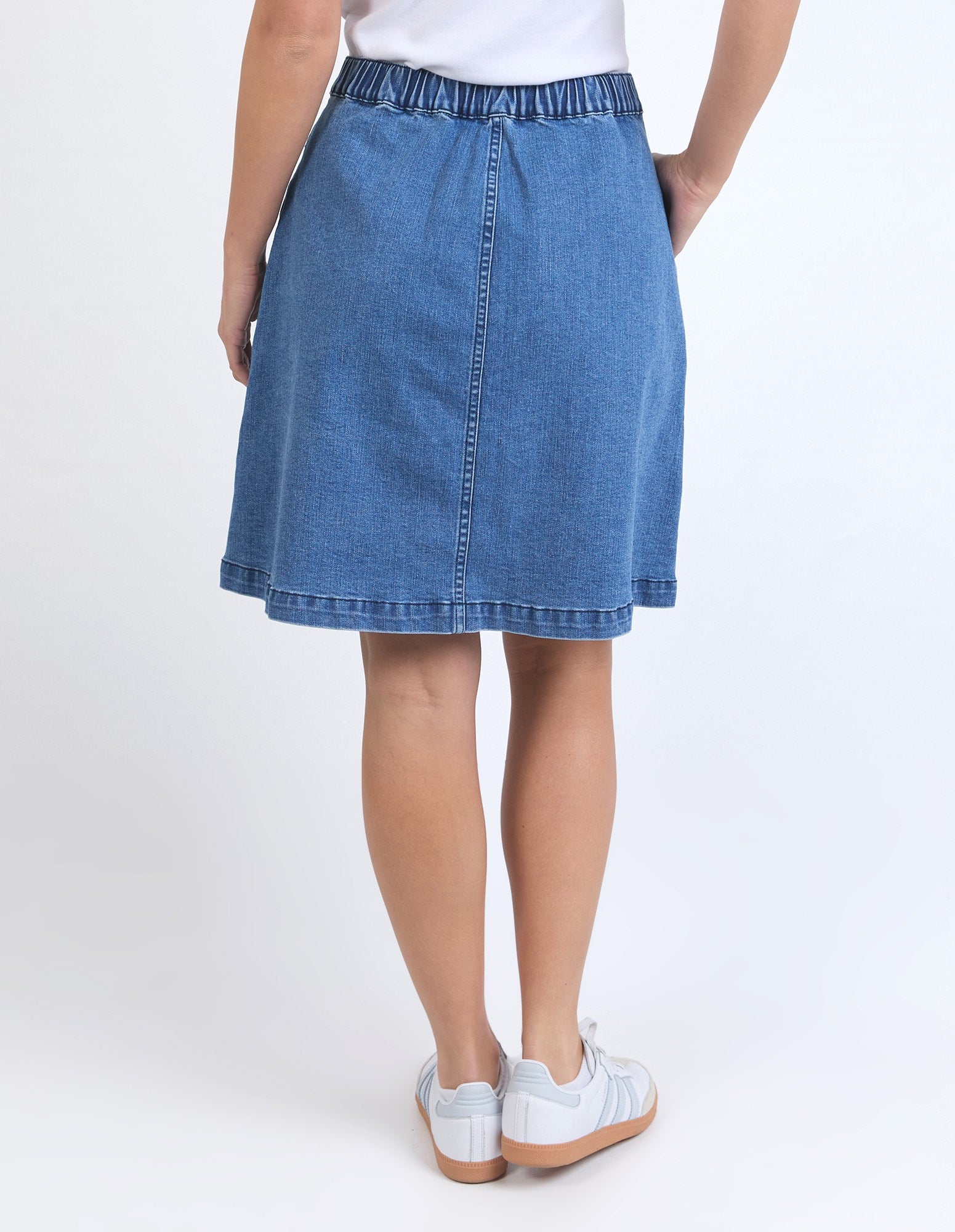 Foxwood Amanda Skirt - Light Blue Denim