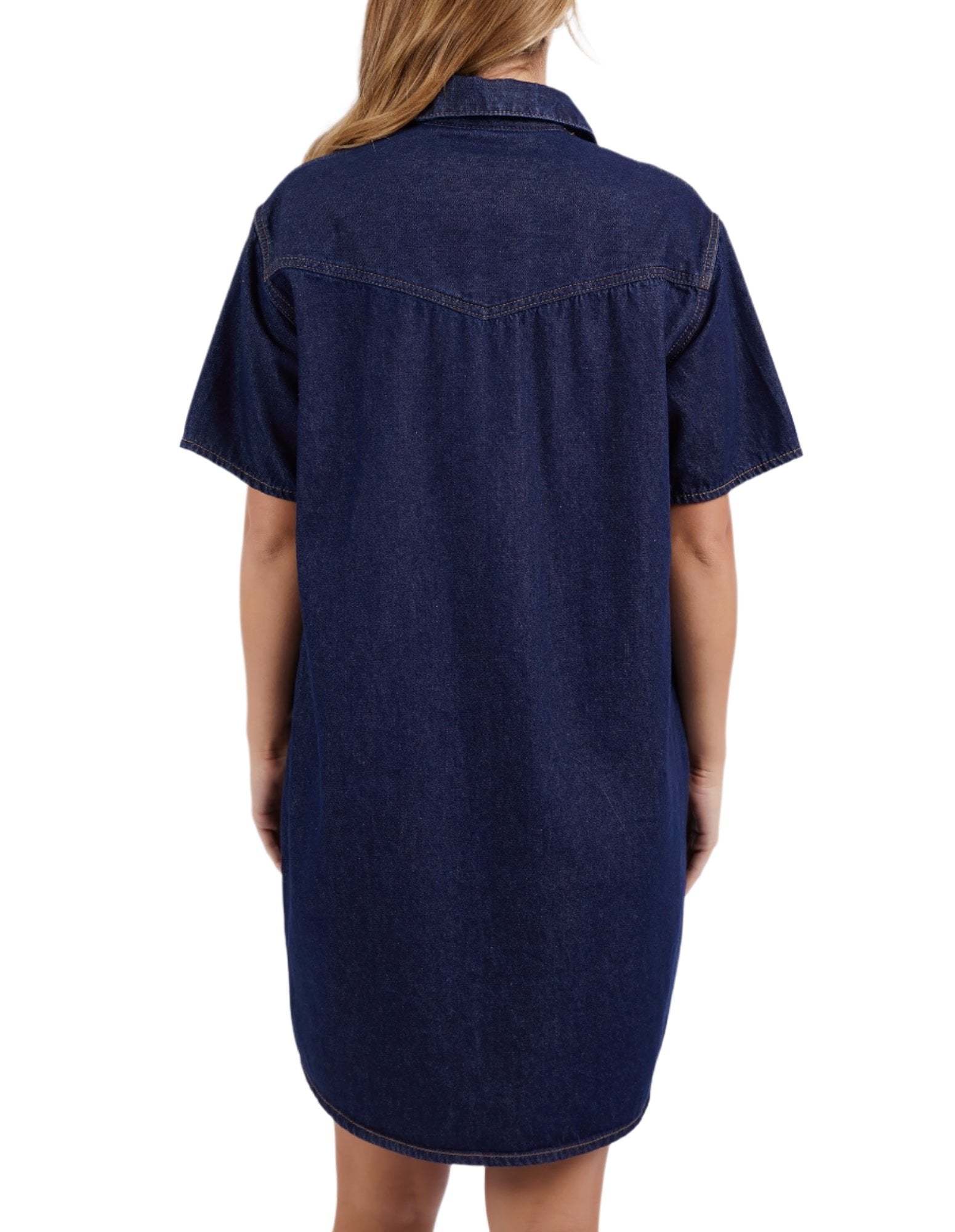 Foxwood Sorcha Denim Dress - Indigo Denim