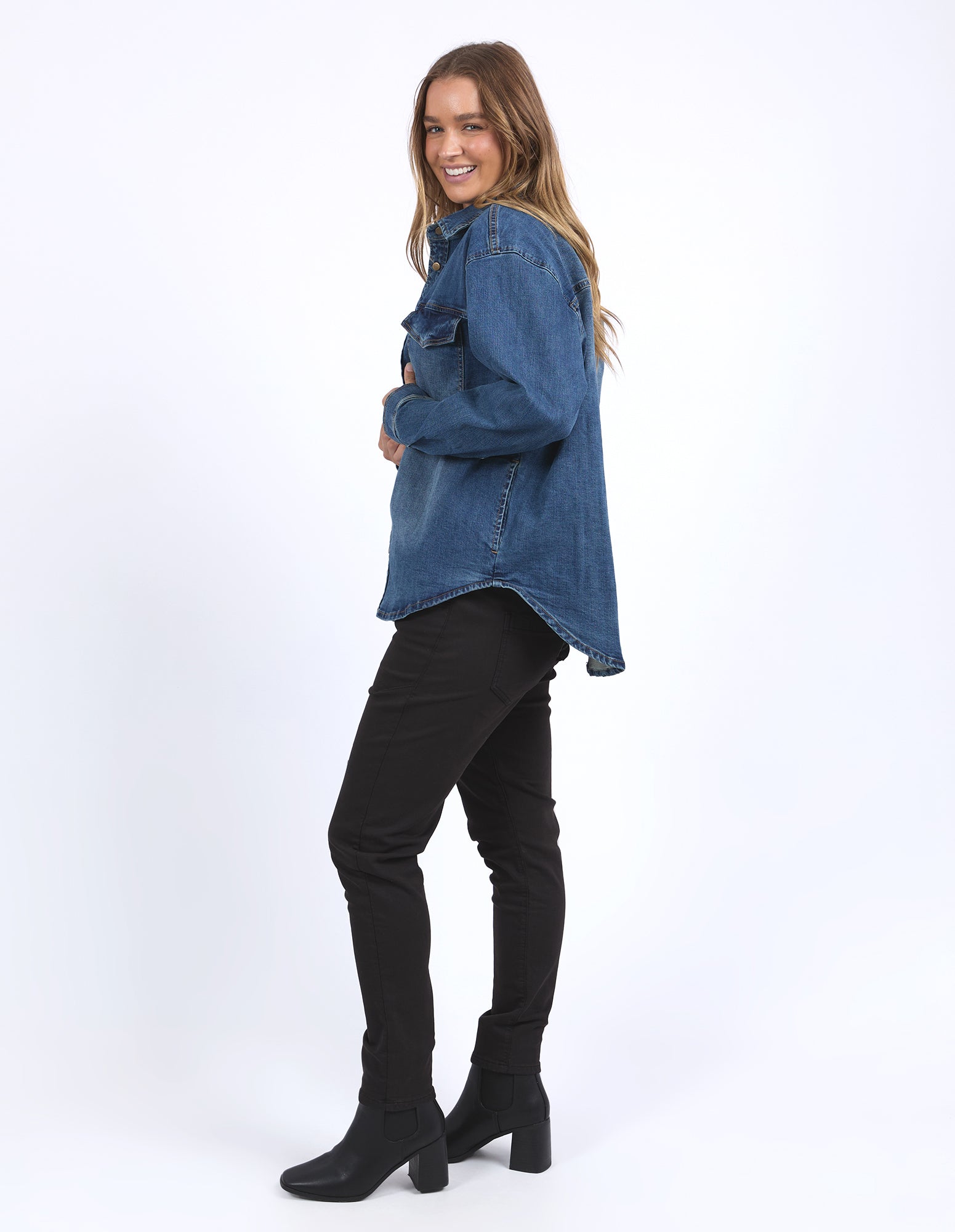 Foxwood Vintage Comfort Daisy Shirt - Denim