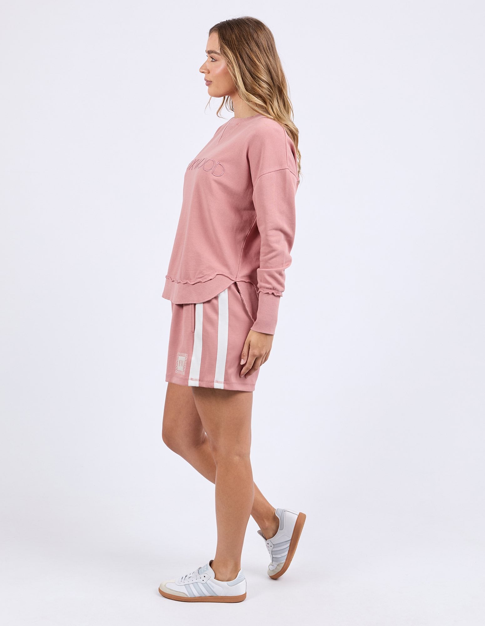 Foxwood Simplified Crew - Dusty Rose