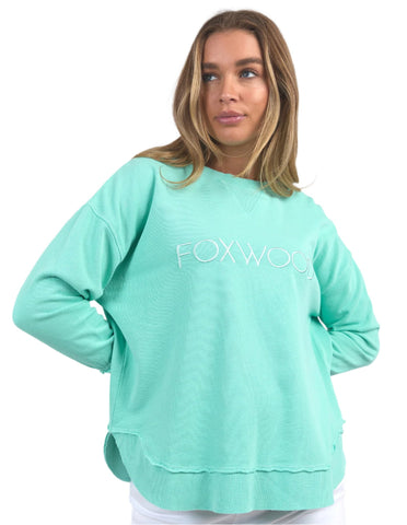 Foxwood Simplified Crew - Neon Mint - NEW COLOUR!