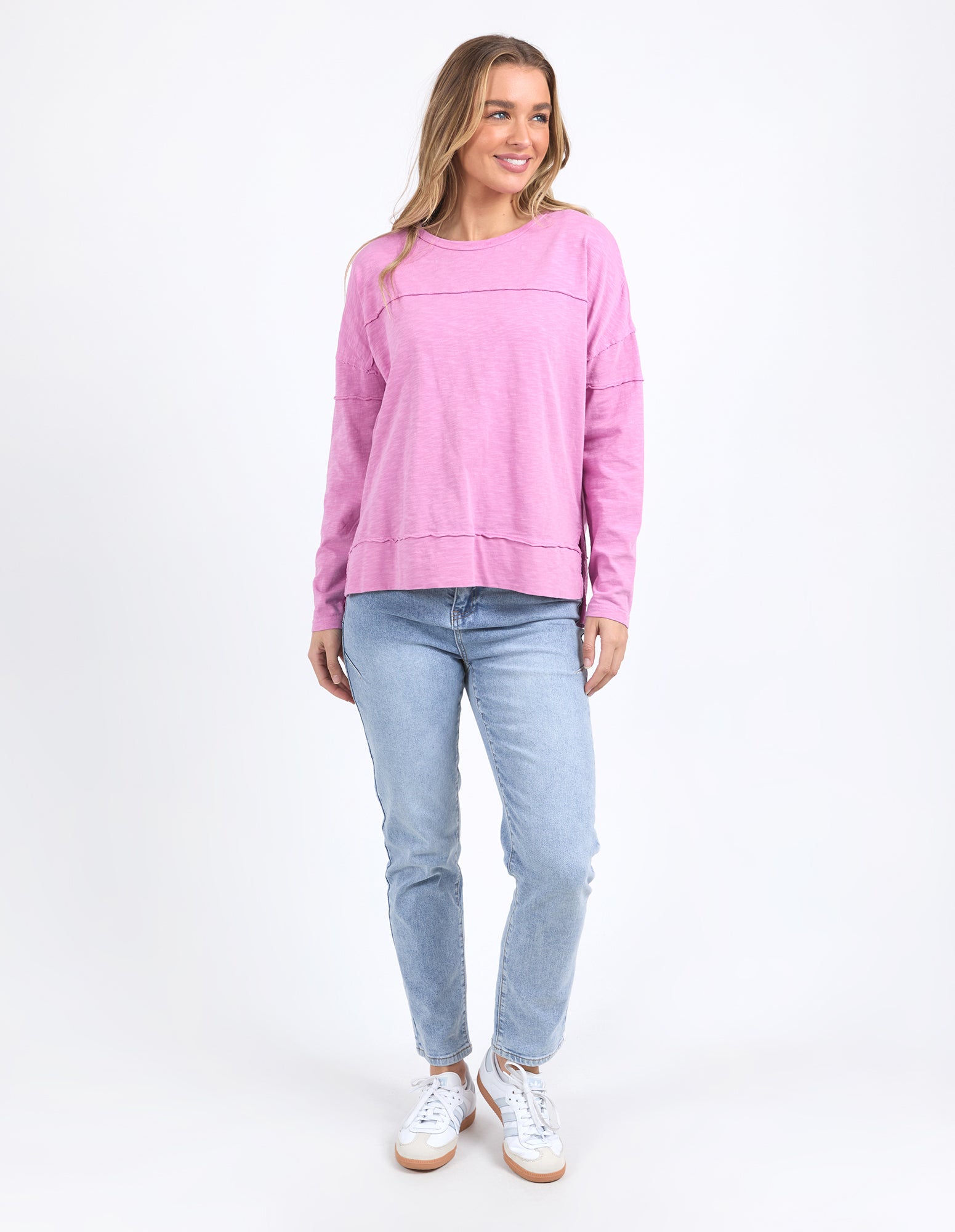Foxwood - Jayne Throw On Top - Fuchsia