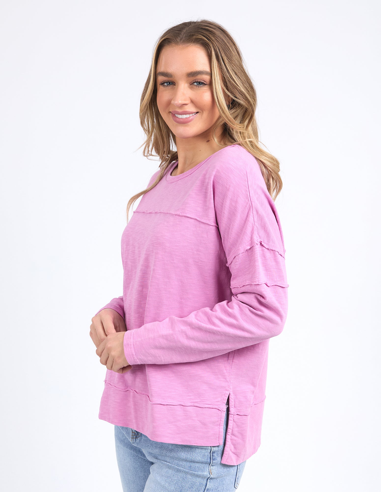 Foxwood - Jayne Throw On Top - Fuchsia