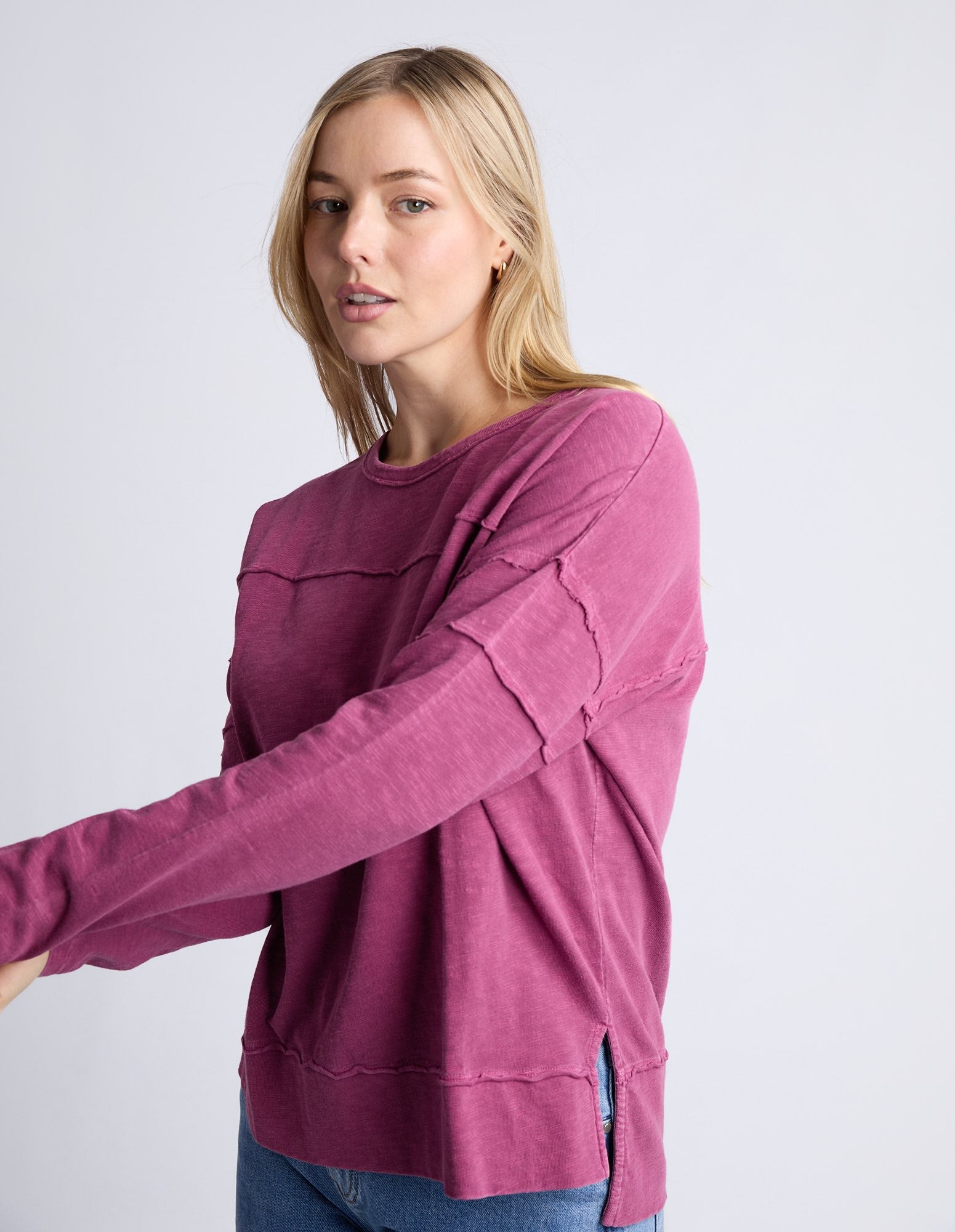 Foxwood - Jayne Throw On Top - Port