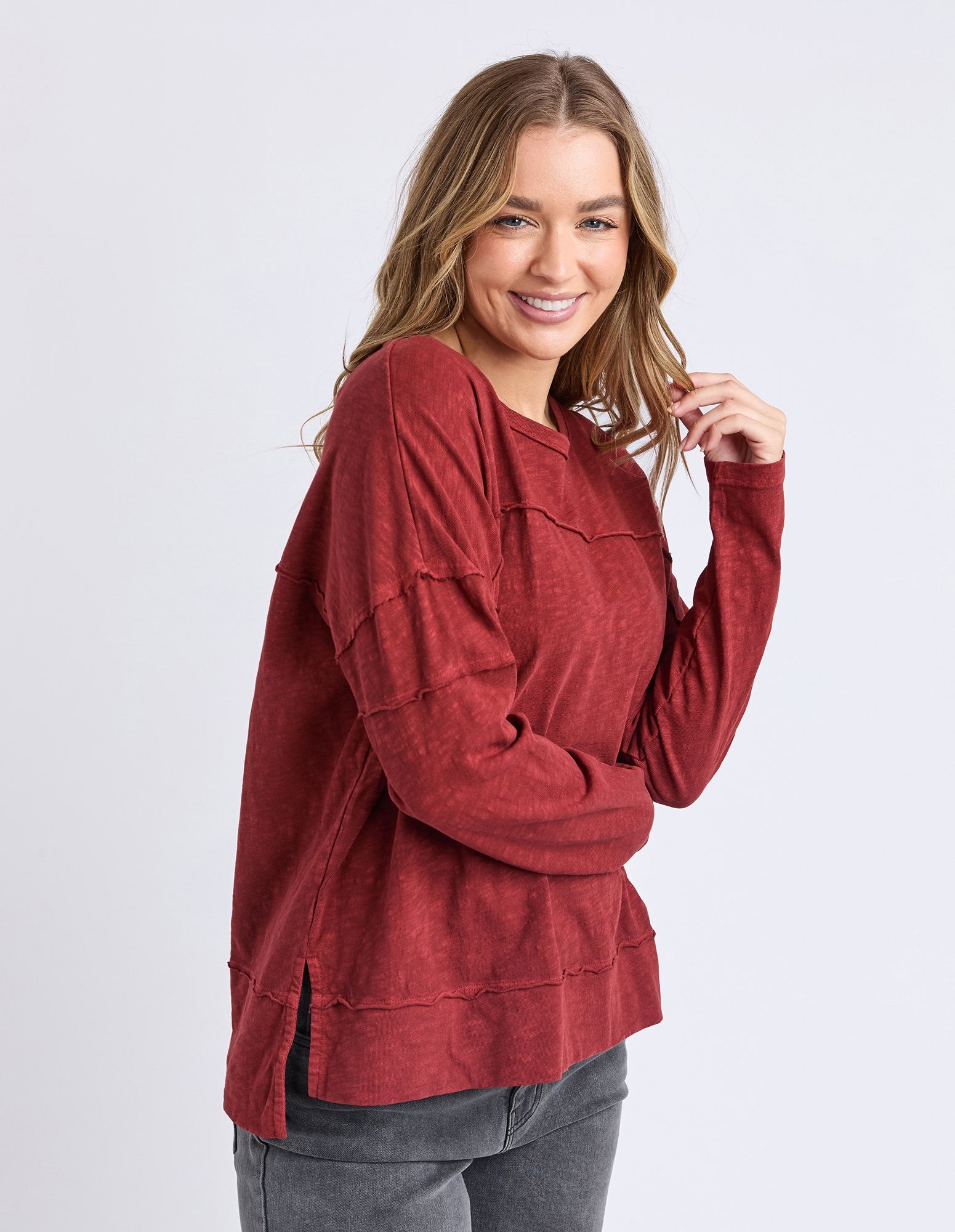 Foxwood - Jayne Throw On Top - Russet