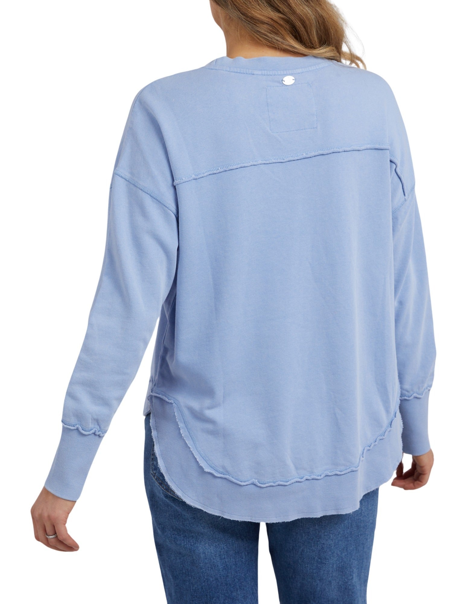 Foxwood Simplified Crew - Washed Blue