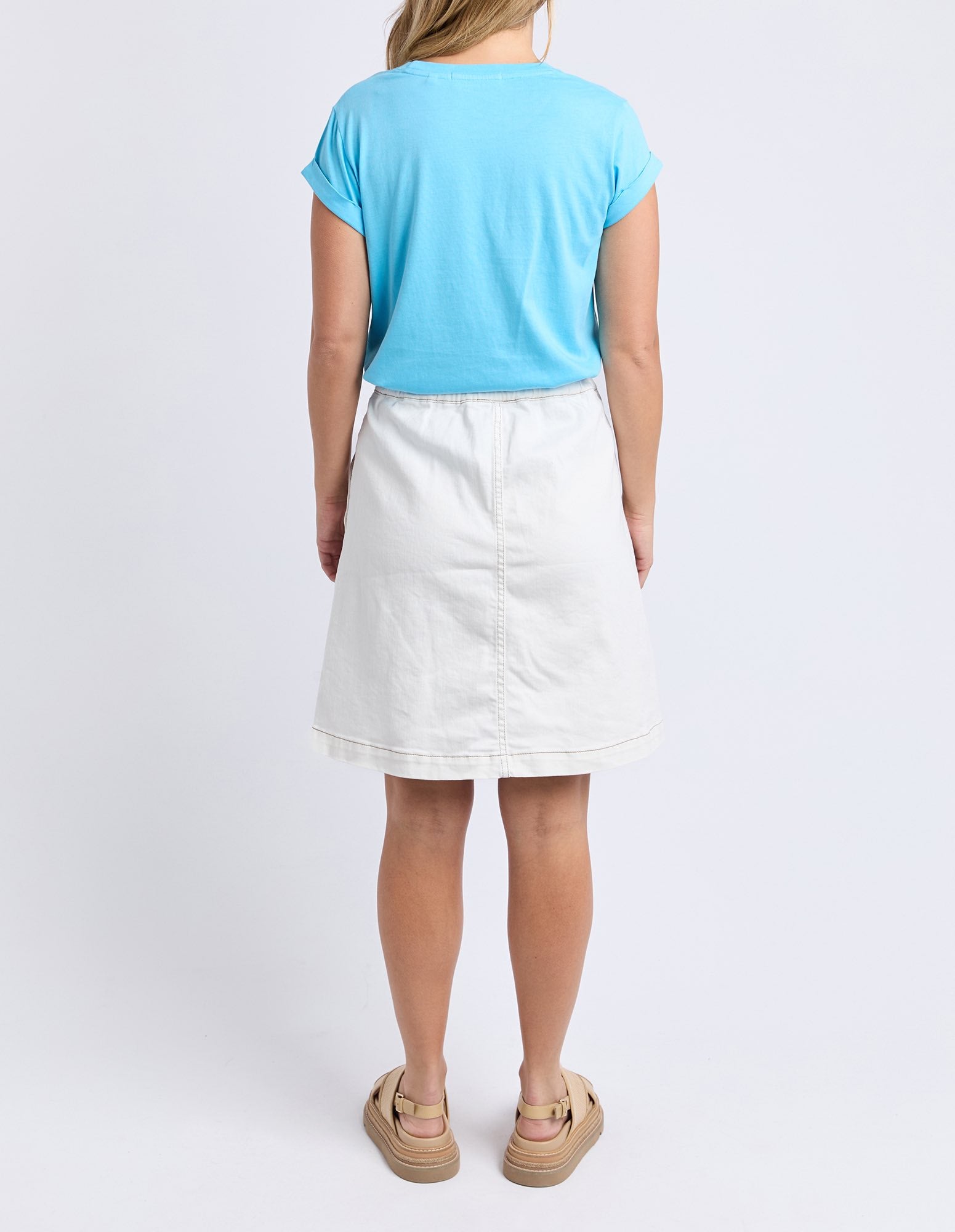 Foxwood Manly Tee - Azure