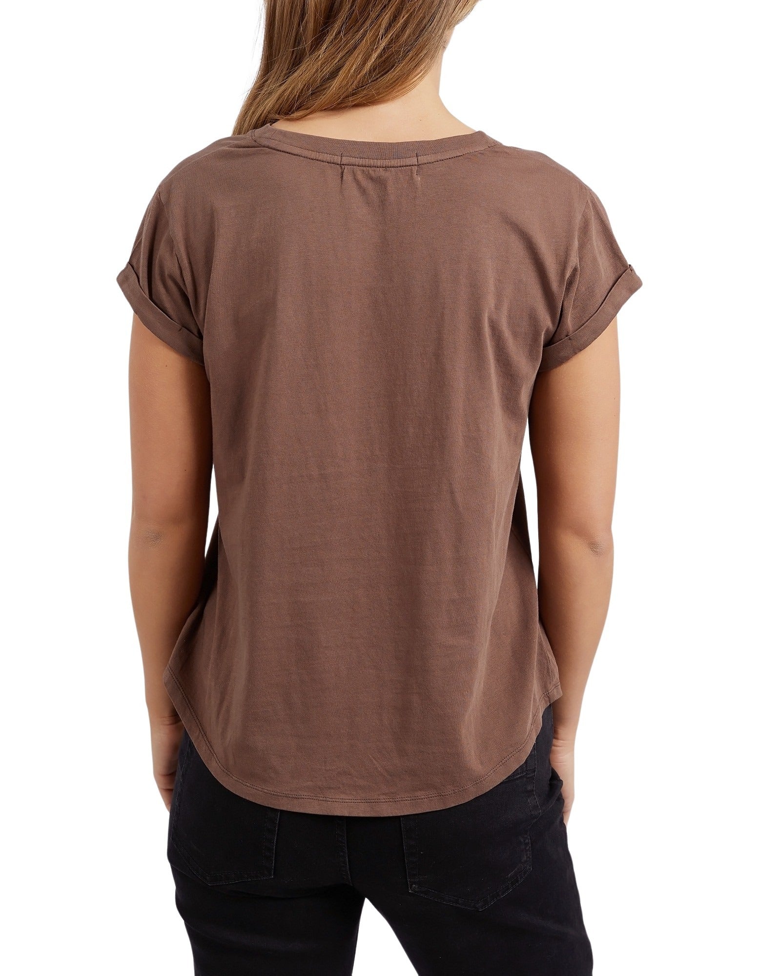 Foxwood Manly Tee - Chocolate