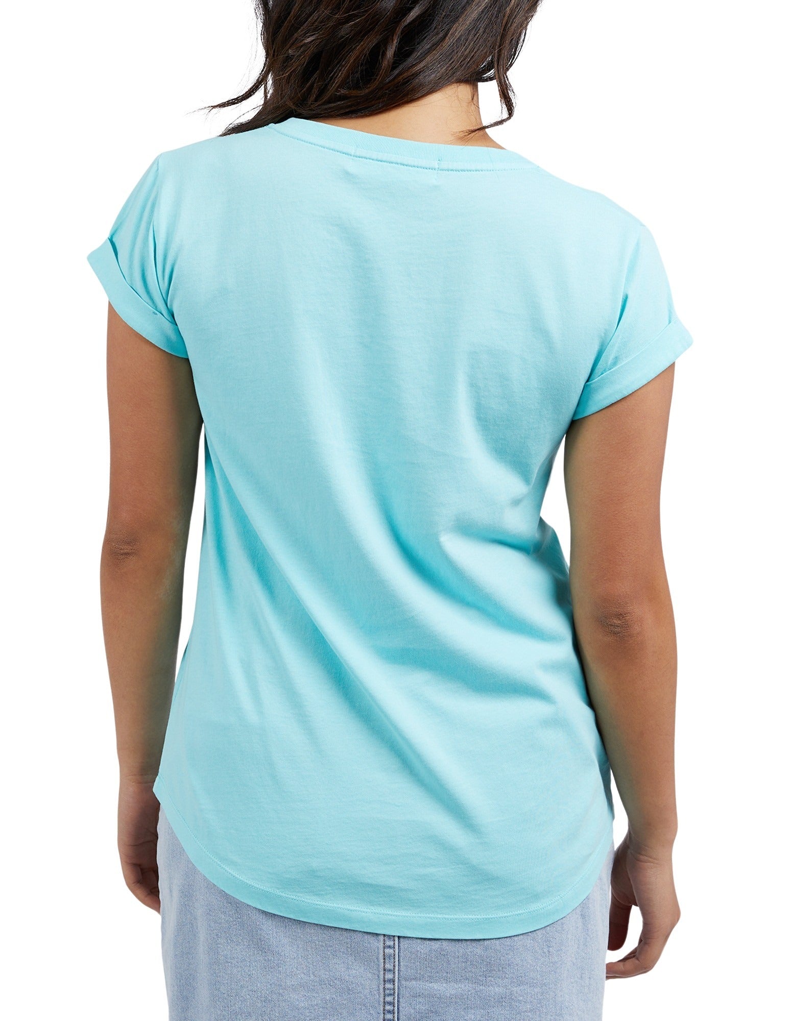 Foxwood Manly Vee Tee - Light Blue