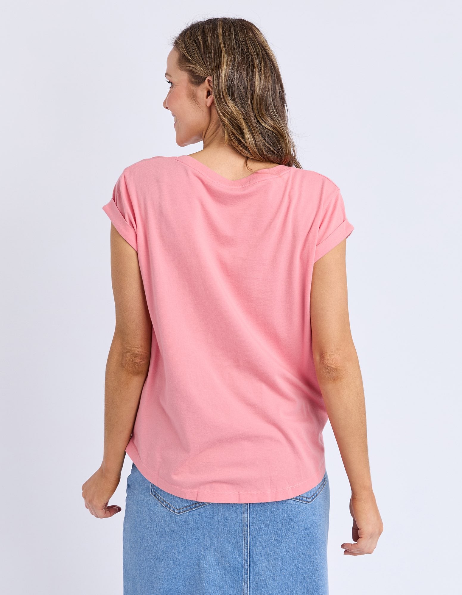 Foxwood Manly Vee Tee - Rose