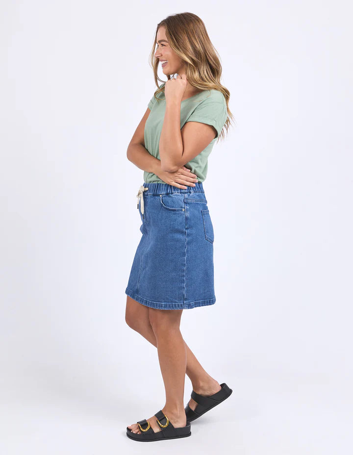 Foxwood Manly Vee Tee - Iceberg Green