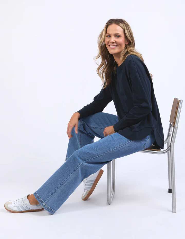 Foxwood - Farrah Long Sleeve - Navy