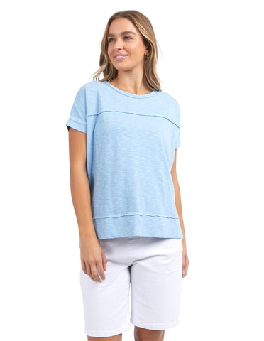 Foxwood - Allison Tee - Light Blue