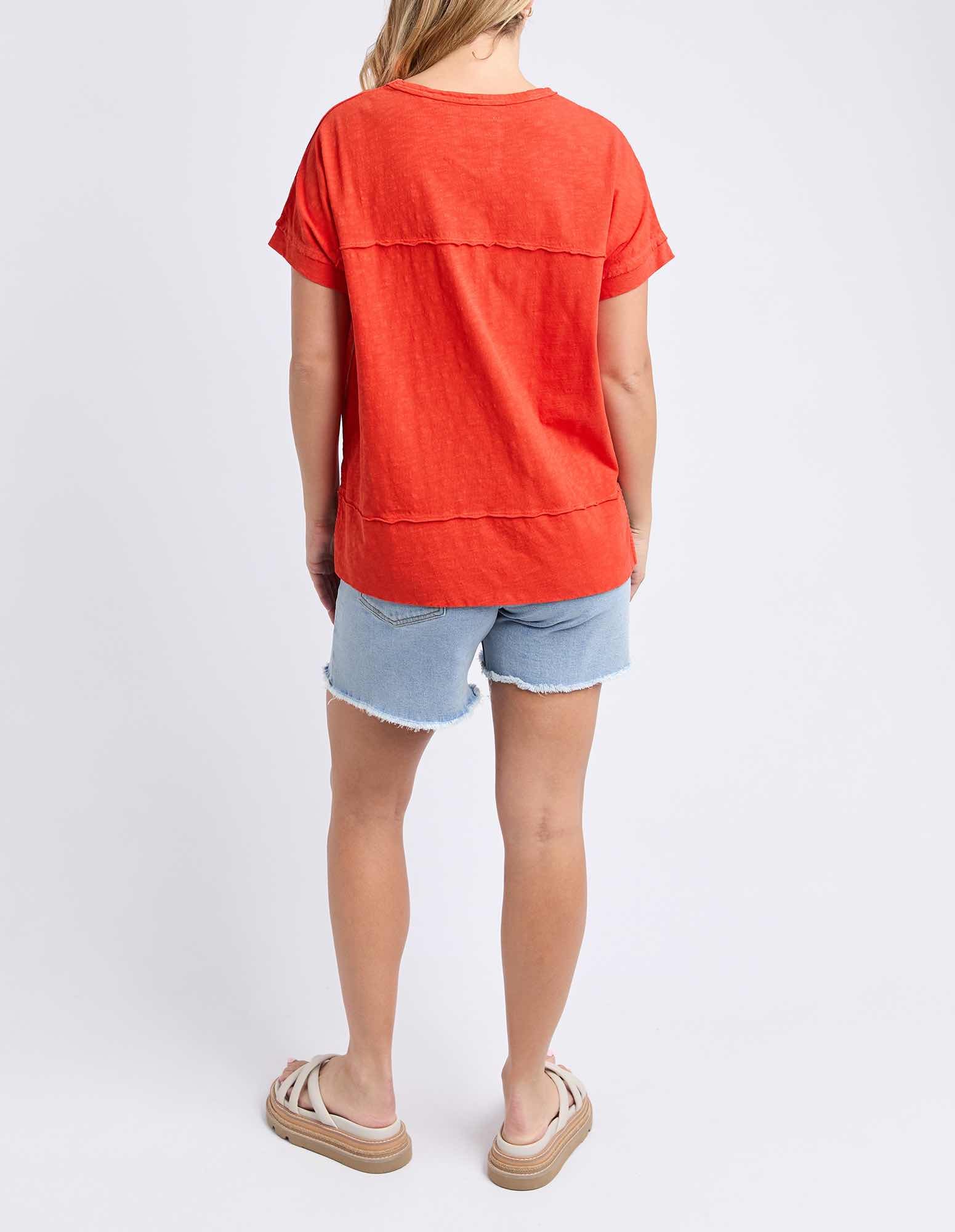 Foxwood - Allison Tee - Cayenne Red