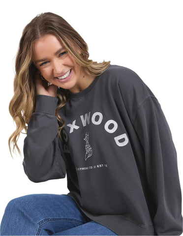 Foxwood Effortless Crew - Dark Grey