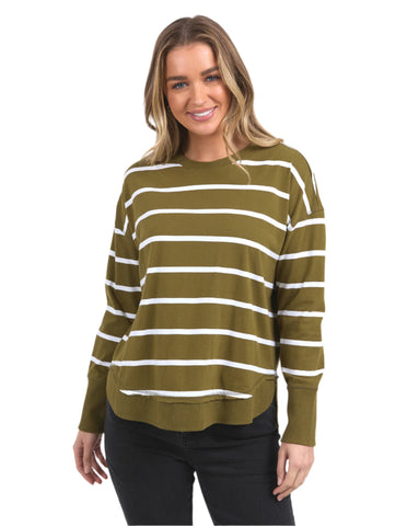 Farrah Stripe Olive