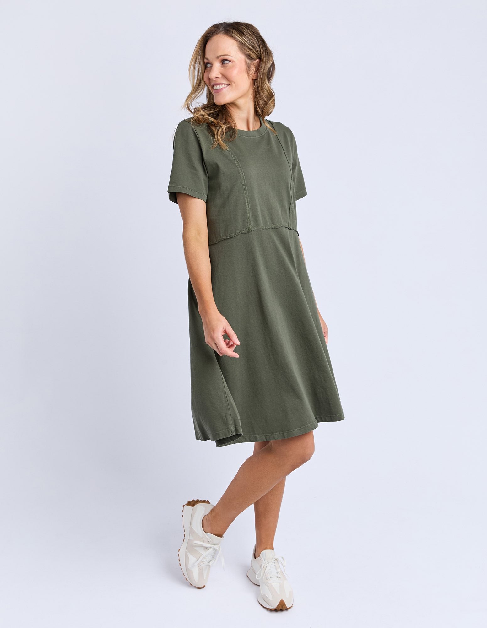 Foxwood Eva Dress - Khaki
