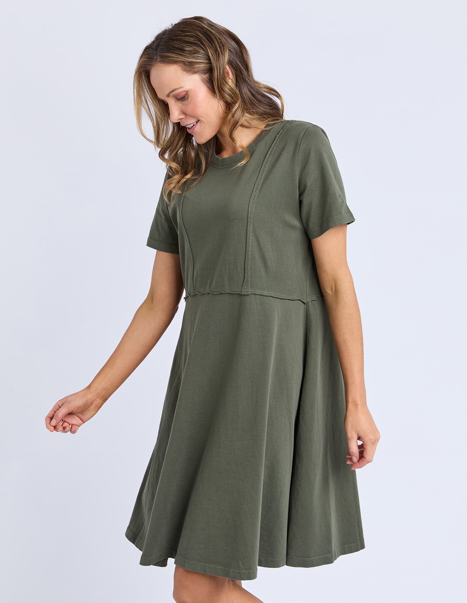 Foxwood Eva Dress - Khaki