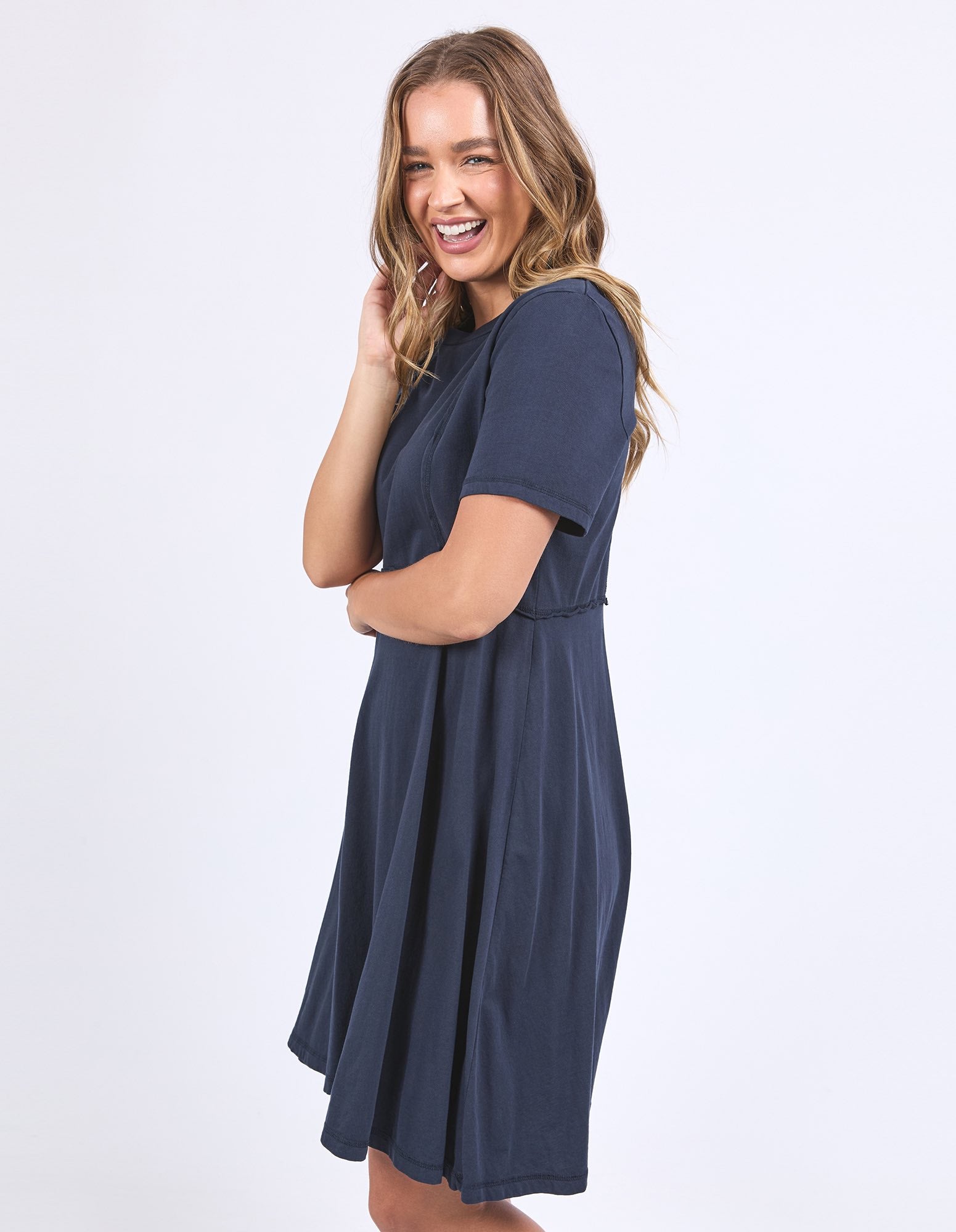 Foxwood Eva Dress - Navy