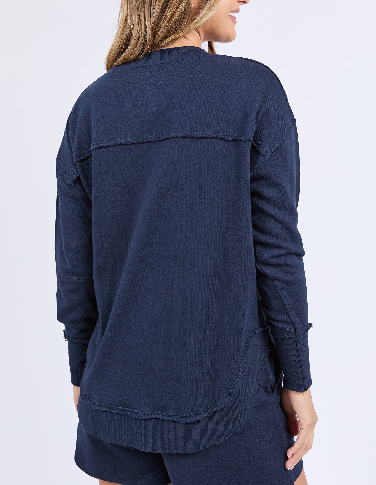 Foxwood Simplified Crew - Confetti Navy - NEW COLOUR!